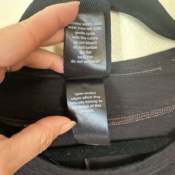 Rundholz  Womens Layered Dark Brown Long Sleeve  Dress /Tunic - Picture 5 of 10